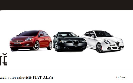 Autovrakoviště Fiat Alfa